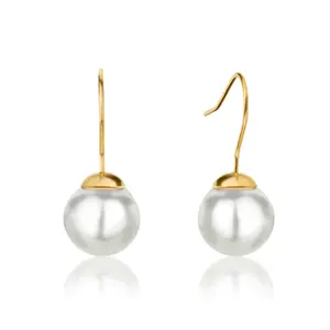 Boucles d'oreilles à crochet femme Isabella Ford Daphne Pearl image-0