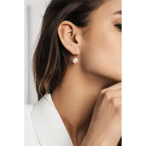 Pendientes de gancho para mujer Isabella Ford Daphne Pearl image-1