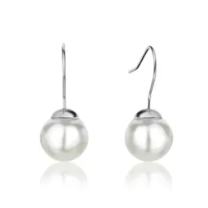 Pendientes de gancho para mujer Isabella Ford Daphne Pearl image-0