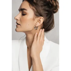 Ensemble collier bracelet et boucles d'oreilles femme Isabella Ford Livia image-1