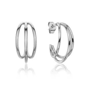 Earrings creole woman Isabella Ford Florine image-0