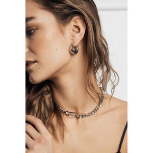 Earrings creole woman Isabella Ford Luna image-1