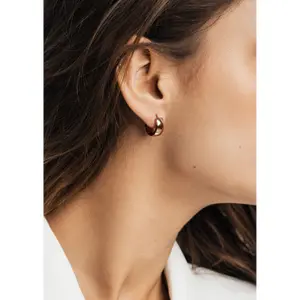 Boucles d'oreilles créoles femme Isabella Ford Lize image-1