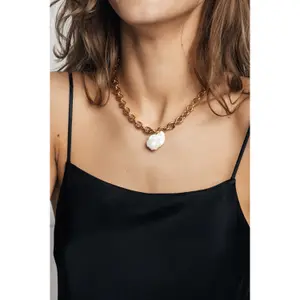 Women's necklace Isabella Ford Chloe White Pearl image-1