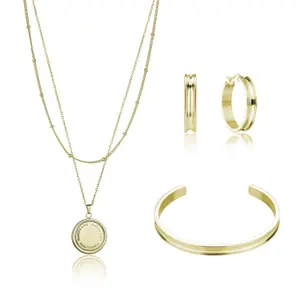 Ketting, armband en oorbellen set Isabella Ford Livia