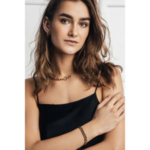 Ensemble collier bracelet et boucles d'oreilles femme Isabella Ford Chelou image-1