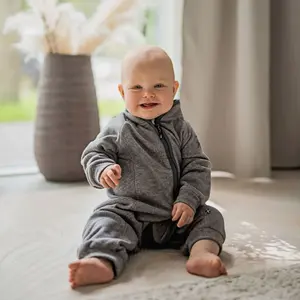 Baby fleece suit Isbjörn of Sweden Lynx image-6