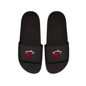 375433-01-intheatprimary-noir-rouge-orange-miami-heat-slippers-motto-zwart-rood-oranje