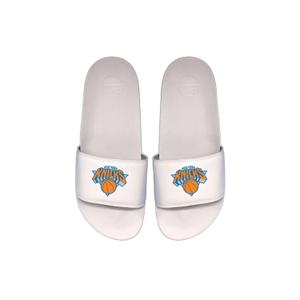 375433-10-intknicksprimary-blanc-bleu-orange-new-york-knicks-flip-flops-motto-weiss-blau-orange