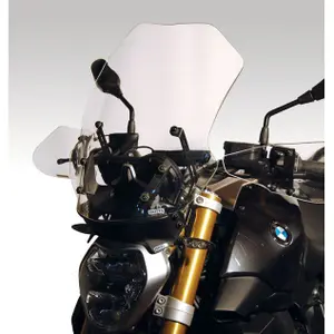 Kit: parabrisas alto + spoiler anti-deslumbramiento para moto Isotta BMW R 1200 R 2015 - 2018 image-0