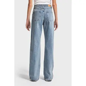Women's High-Waisted Straight Jeans It's Basic Emma image-2