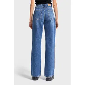 Hochtaillierte Straight Jeans Damen It's Basic Emma image-2