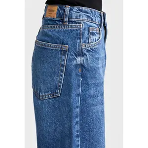 Hochtaillierte Straight Jeans Damen It's Basic Emma image-4