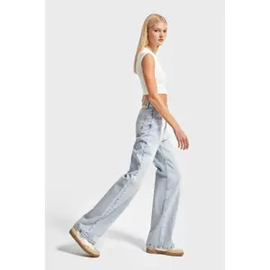 Hoge taille rechte jeans dames It's Basic Emma image-2