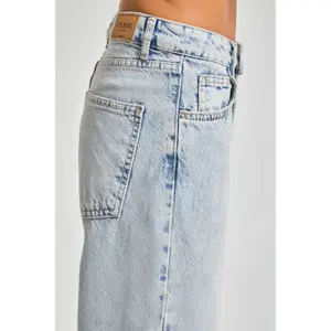 Hoge taille rechte jeans dames It's Basic Emma image-4