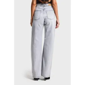 Hochtaillierte Straight Jeans Damen It's Basic Emma image-2