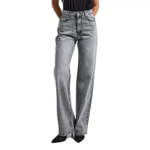 Rechtdoor Jeans Middelhoge Taille Dames It's Basic Emma image-0
