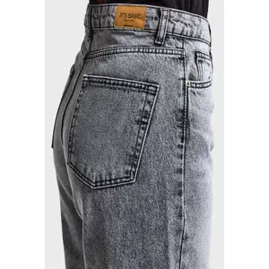 Rechtdoor Jeans Middelhoge Taille Dames It's Basic Emma image-4