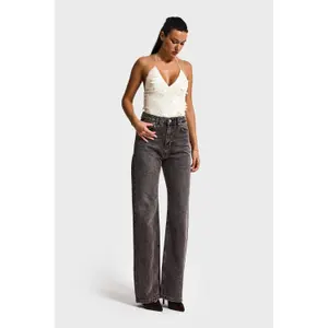 Jeans Straight mittlere Taille Damen It's Basic Emma image-1