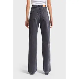 Hochtaillierte Straight Jeans Damen It's Basic Emma image-2