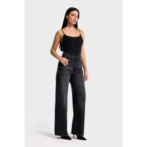 Hochbund Weite Beinform Jeans Damen It's Basic Olea image-1