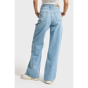 High Waisted Wide Leg Jeans Women It's Basic Olea image-2