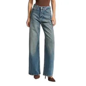 Hochbund Weite Beinform Jeans Damen It's Basic Olea image-0