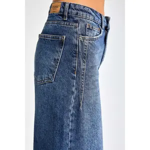 Hoge Taille Wide Leg Jeans Dames It's Basic Olea image-4