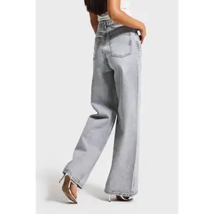 High Waisted Wide Leg Jeans Women It's Basic Olea image-2