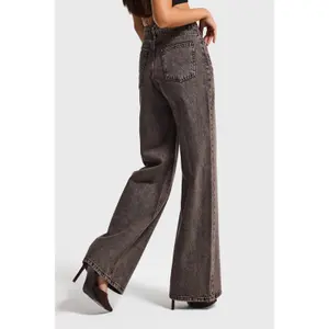Hoge Taille Wide Leg Jeans Dames It's Basic Olea image-2