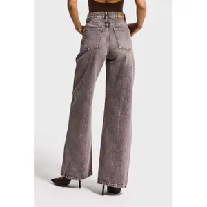 High Waisted Wide Leg Jeans Women It's Basic Olea image-2