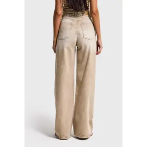High Waisted Wide Leg Jeans Women It's Basic Olea image-2