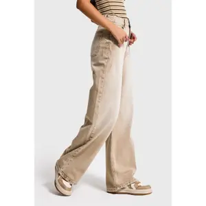 High Waisted Wide Leg Jeans Women It's Basic Olea image-3