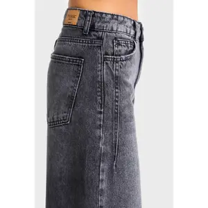 Hoge Taille Wide Leg Jeans Dames It's Basic Olea image-4