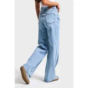 High Waist Refined Wide Leg Jeans for Women It's Basic image-2