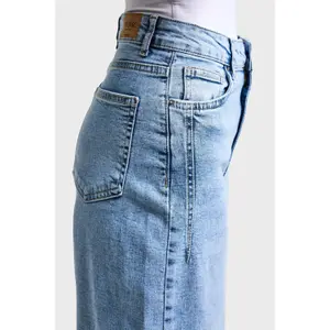 High Waist Refined Wide Leg Jeans for Women It's Basic image-4