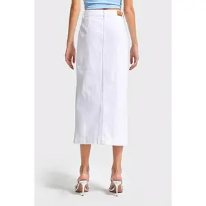 Jeansrock Damen It's Basic Maxi image-1