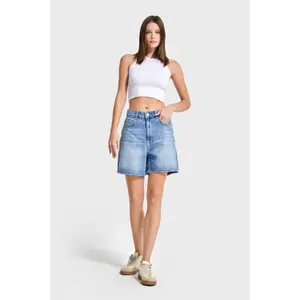 Short en jean femme It's Basic image-1