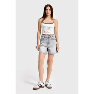 Short en jean femme It's Basic image-1