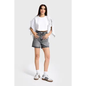 Short en jean femme It's Basic image-3