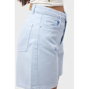 Denimshorts til kvinder It's Basic 2 image-3