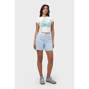 Denimshorts til kvinder It's Basic 2 image-4