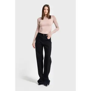 Hoch sitzende lockere Jeans für Frauen It's Basic Sofia image-1