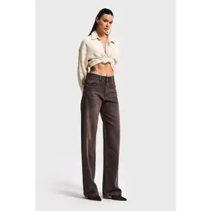 Hoch sitzende lockere Jeans für Frauen It's Basic Sofia image-1