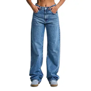 Hoge taille loose jeans voor dames It's Basic Sofia image-0