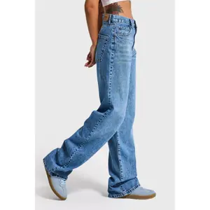 Hoge taille loose jeans voor dames It's Basic Sofia image-3