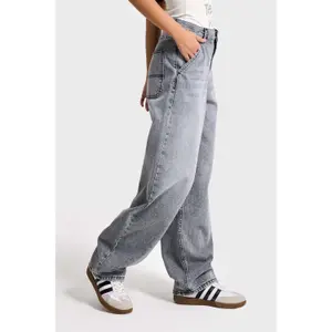Women's Mid-Rise Straight Jeans It's Basic Nora Skater image-3