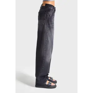 Women's Mid-Rise Straight Jeans It's Basic Nora Skater image-3