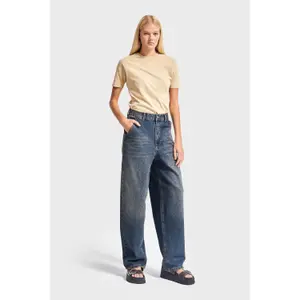 Women's Mid-Rise Straight Jeans It's Basic Nora Skater image-1