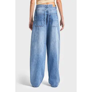 Women's Mid-Rise Straight Jeans It's Basic Nora Skater image-2